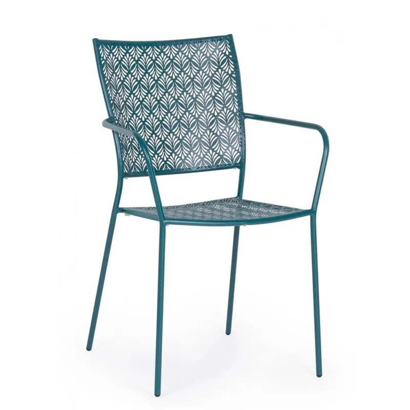 Bizzotto outdoor Sedia con braccioli Lizette ocean